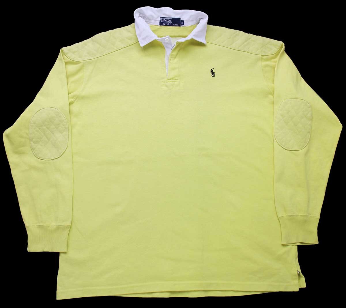 90s ポロ ラルフローレン ワンポイント ショルダー＆エルボーパッチ