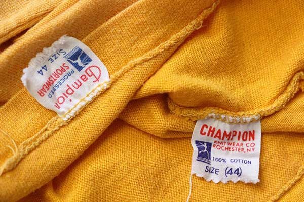 60s CHAMPIONチャンピオン ランタグ FAITH Church LUTHERAN 三段中抜き