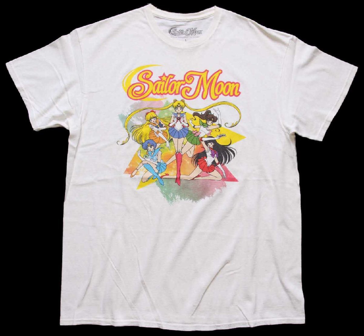Sailor Moon 美少女戦士セーラームーン コットンTシャツ 白 L