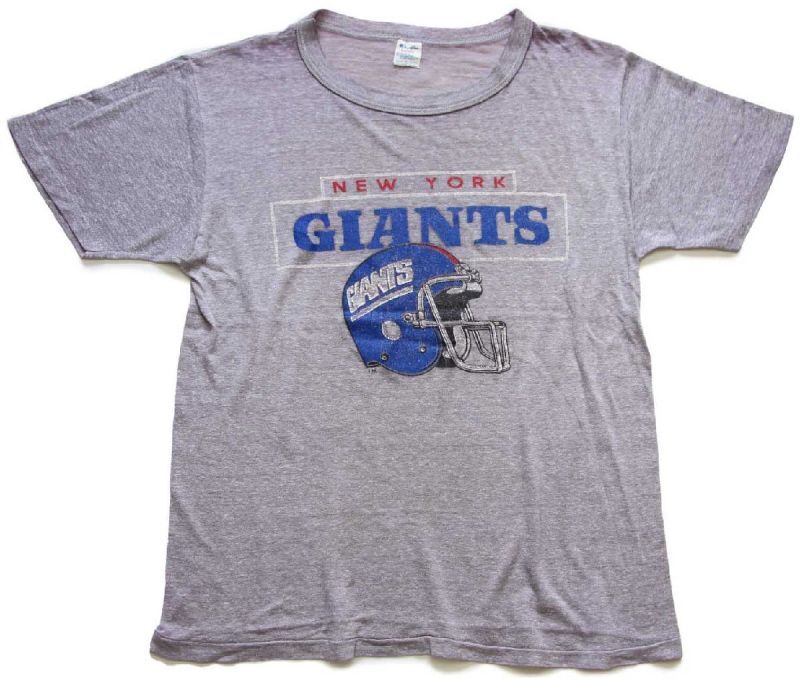 80s USA製 Championチャンピオン NFL NEW YORK GIANTS アメフト
