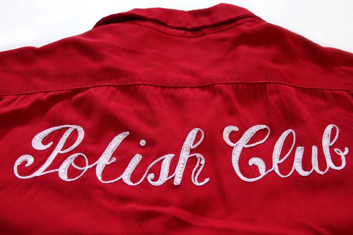 50s EMPIRE Polish Club チェーン刺繍 マチ付き レーヨン オープン