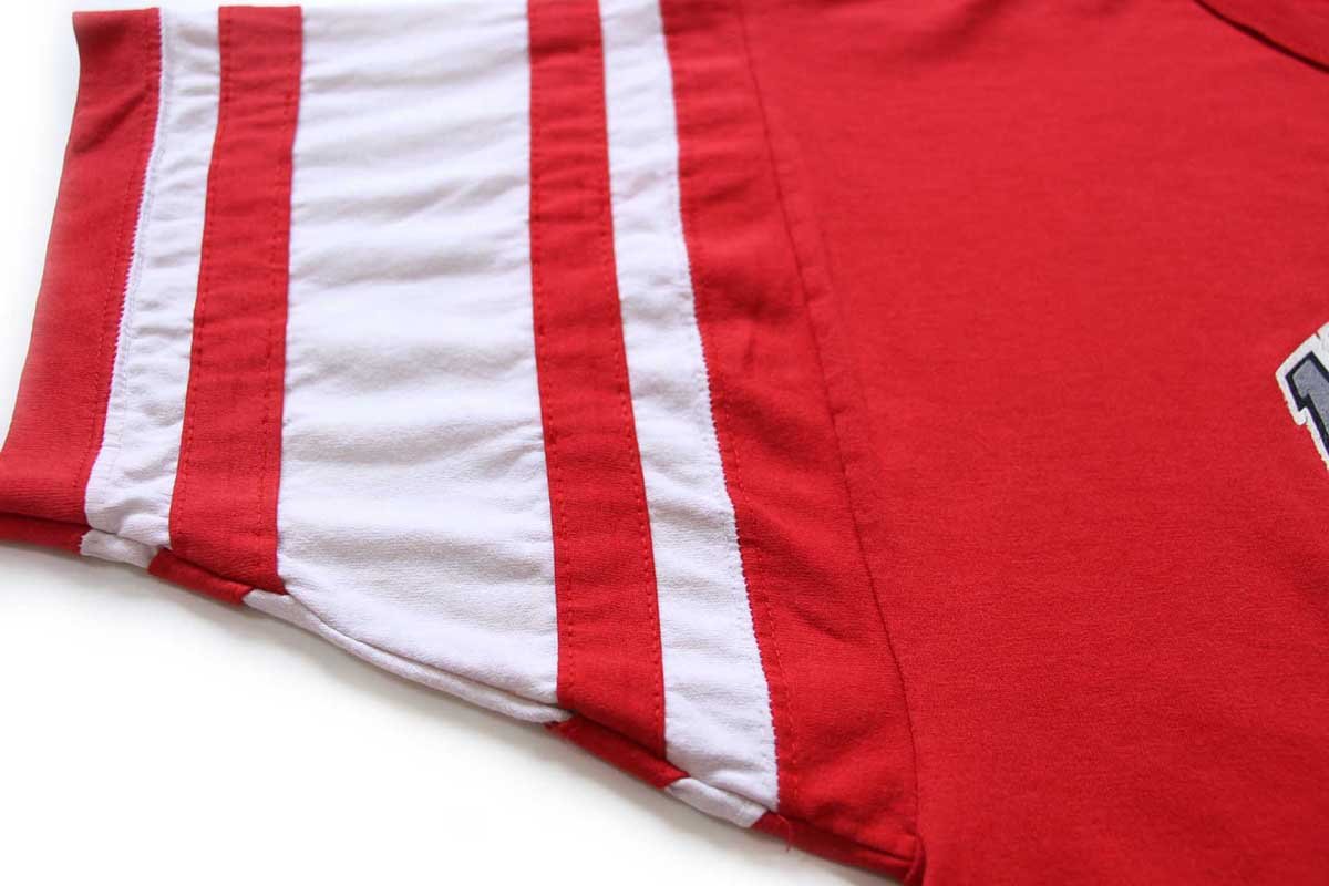 80s USA製 Championチャンピオン NEBRASKA ATHLETIC DEPT. 三段中抜き