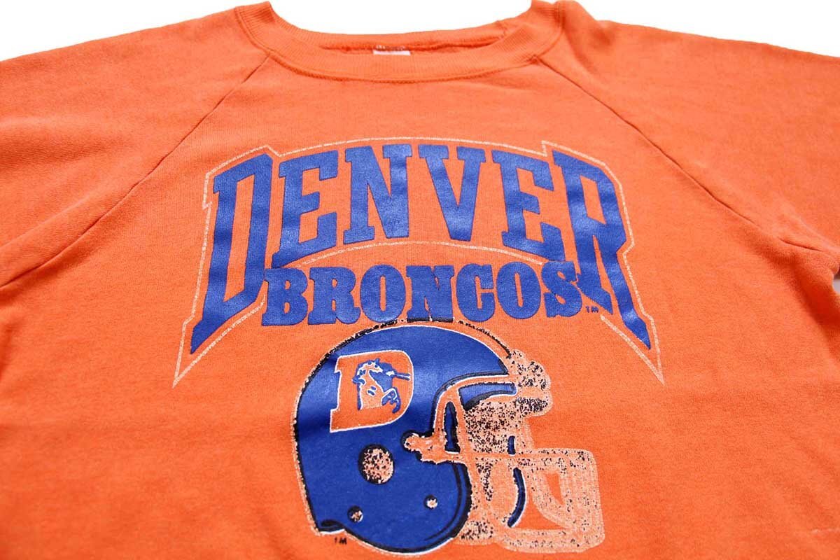 80s USA製 Championチャンピオン NFL DENVER BRONCOS アメフト