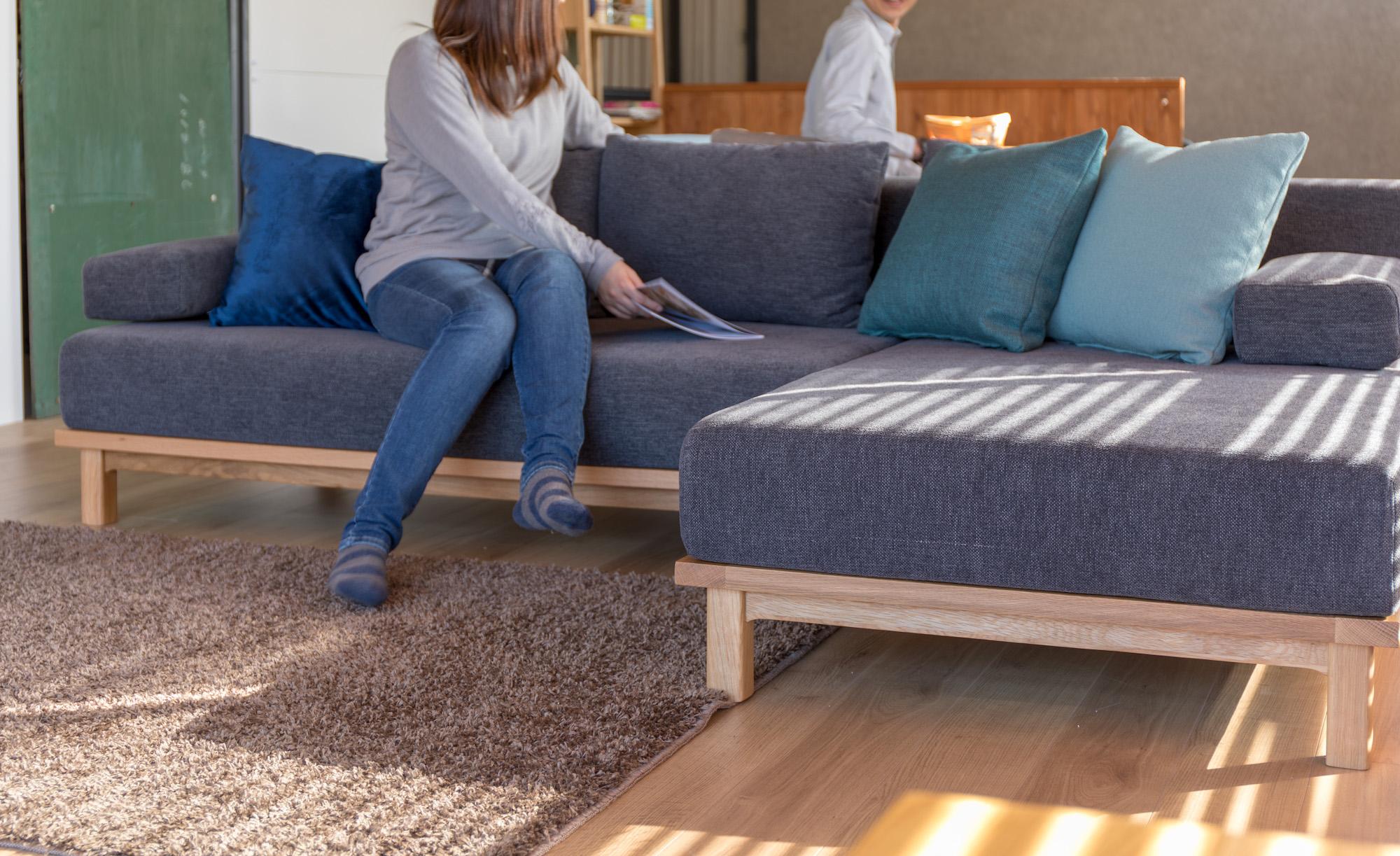 SIEVE】 レクト ユニットソファ ロング 旧仕様 グレー(グレー): SIEVE