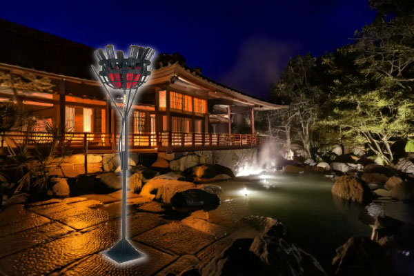 屋外装飾 商篝火 時代かがり火 S-101・S-102 | 山岡金属工業株式会社