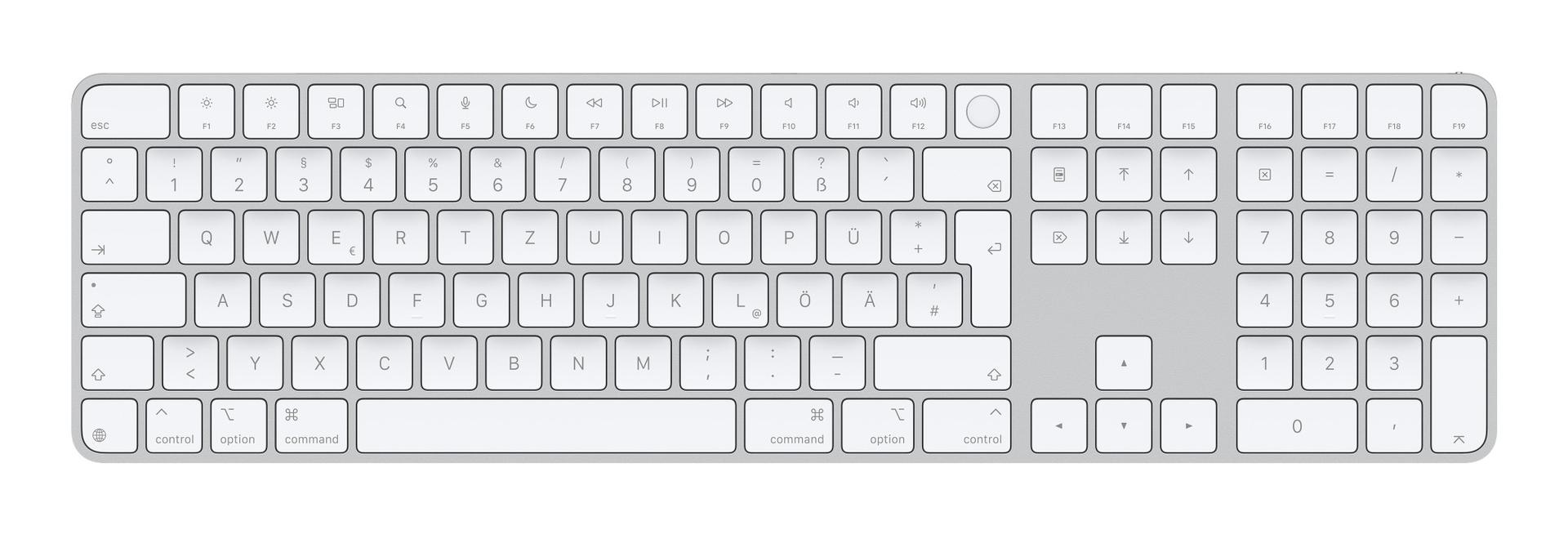 Apple Magic Keyboard with Touch ID and Numeric Keypad | MXK73D/A