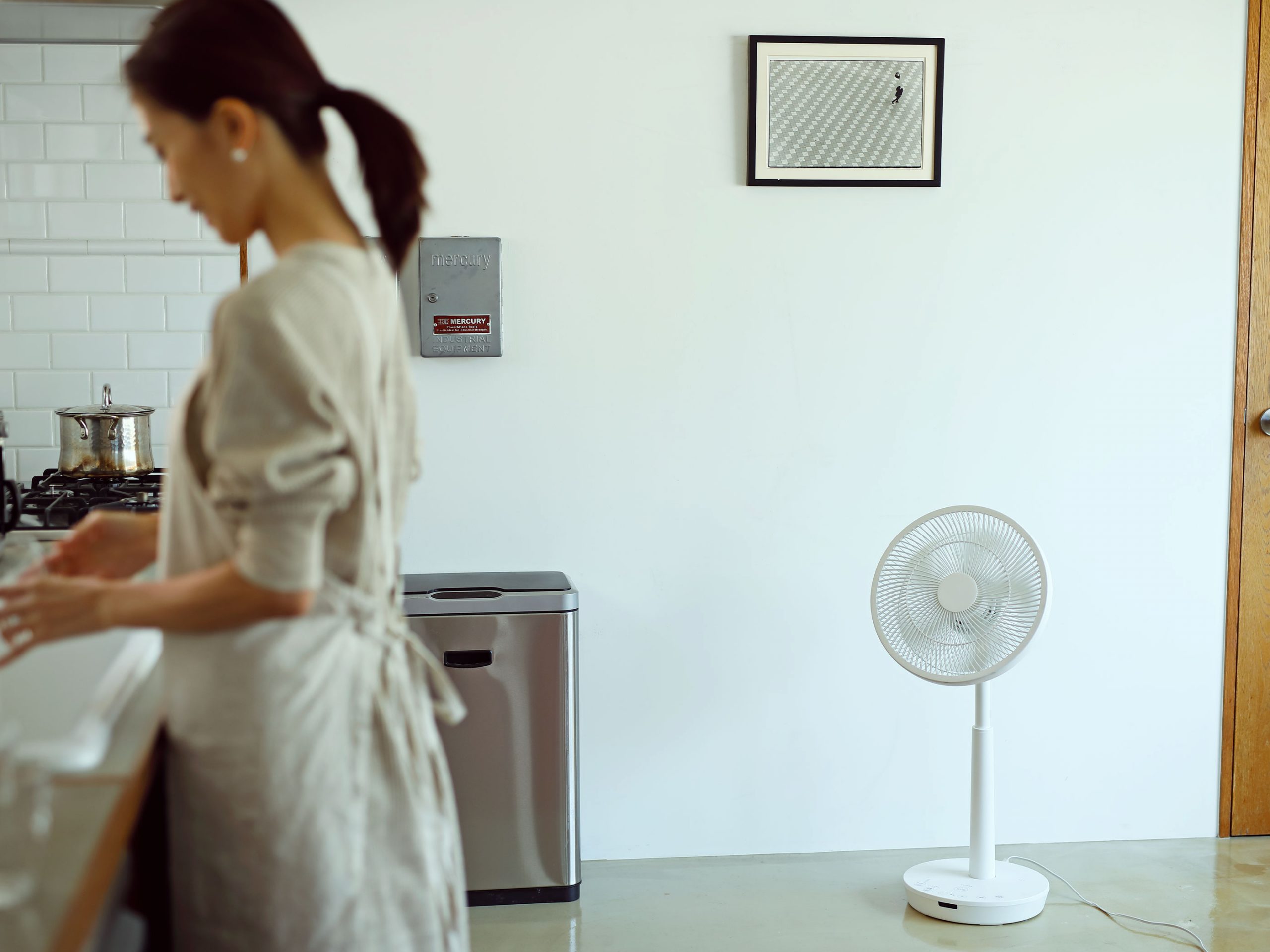 DC 音声操作 サーキュレーター扇風機 ポチ扇｜シロカ