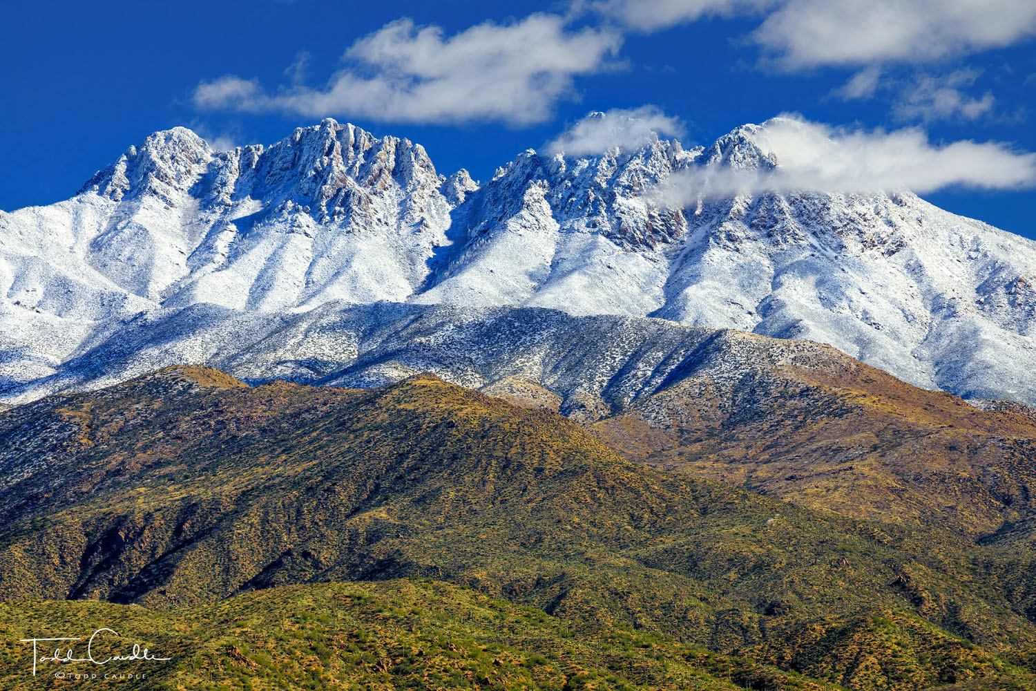 Four Peaks Snow | Tonto National Forest, Arizona | Skyline Press