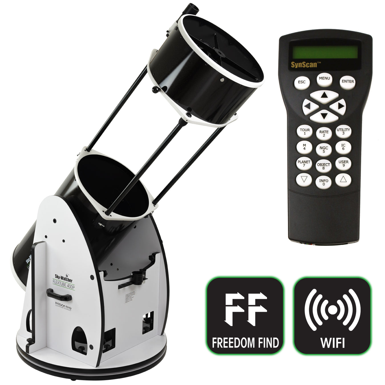Flextube 400P SynScan GoTo Collapsible Dobsonian — Sky-Watcher USA