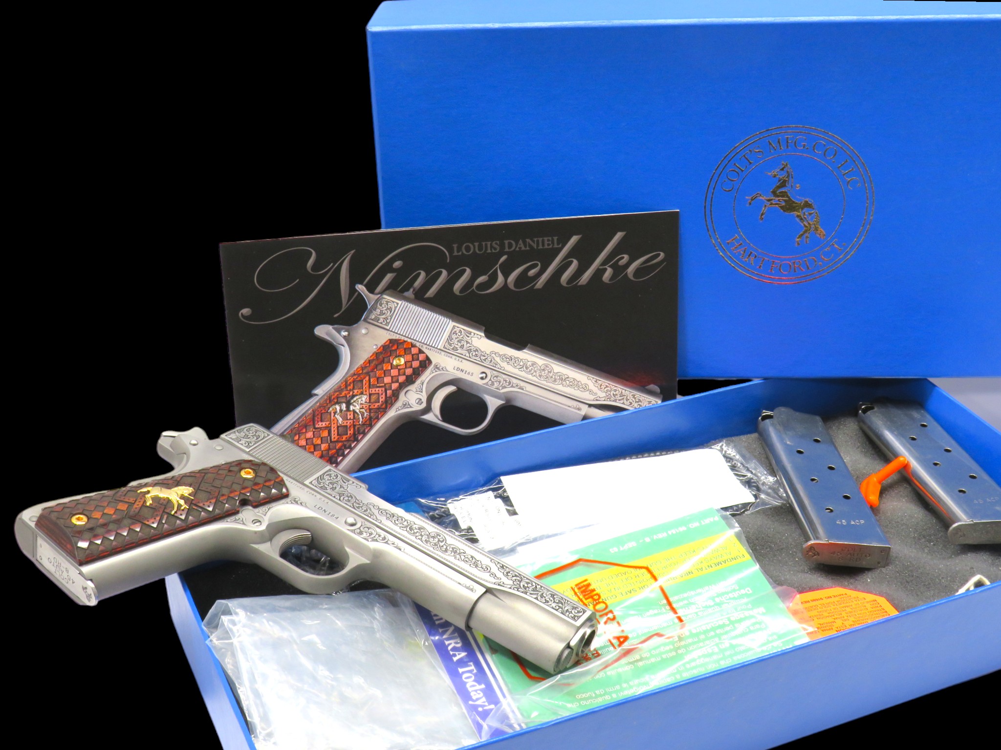 Rare Colt 1911 TALO 45acp #184 of 500 Louis Daniel Nimschke - SK Guns