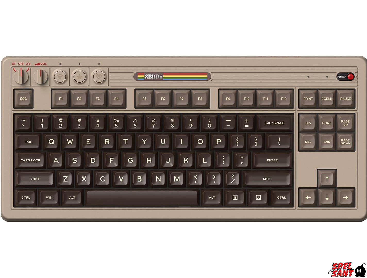 8Bitdo Retro Mechanical Keyboard - C64 Edition (ANSI Layout