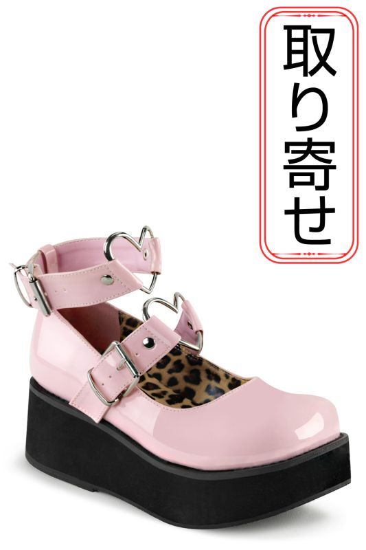 取り寄せ]SPRITE-02 / Pink / 厚底パンプス【DEMONIA】 | Spider Rock Web