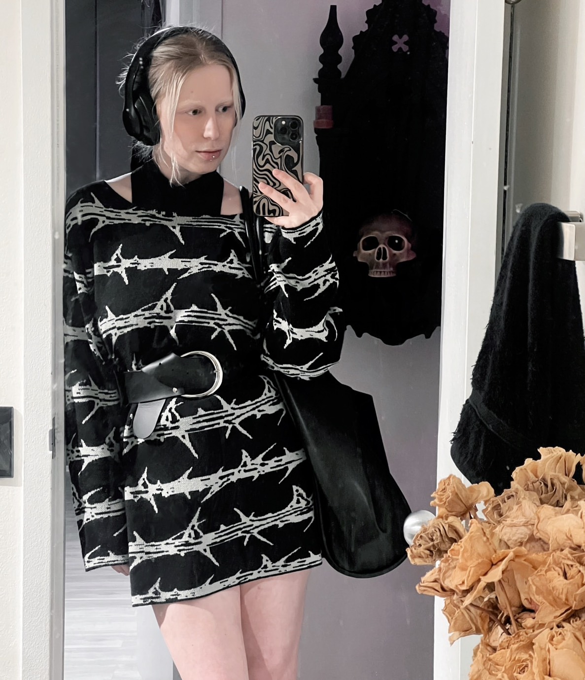 PRICKLED CONTENTION KNIT SWEATER / ニットトップス【KILL STAR