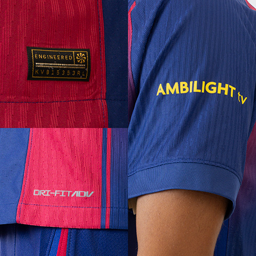 25-26 バルセロナ HOME オーセンティックユニフォーム／サッカー