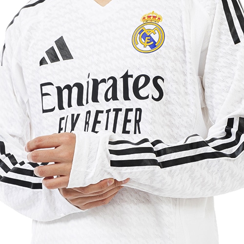 24-25 レアル・マドリード HOME オーセンティック長袖ユニフォーム
