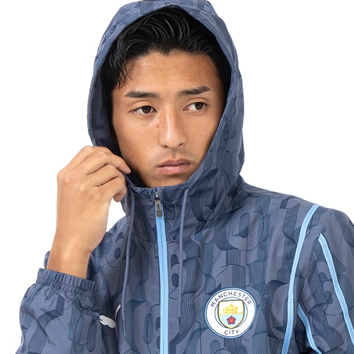24-25 マンチェスター・シティ プレマッチウーブンジャケット