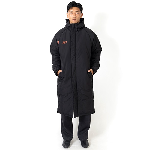 Black Out Collection パデッドロングコート／サッカーショップKAMO