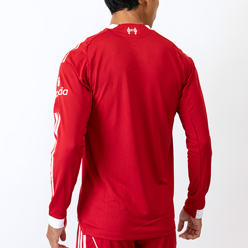 25-26 リヴァプール HOME オーセンティック長袖ユニフォーム／サッカー