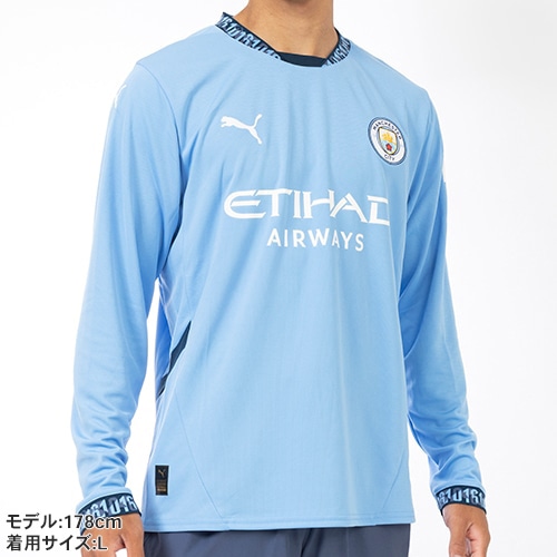 24-25 マンチェスター・シティ HOME 長袖ユニフォーム／サッカー