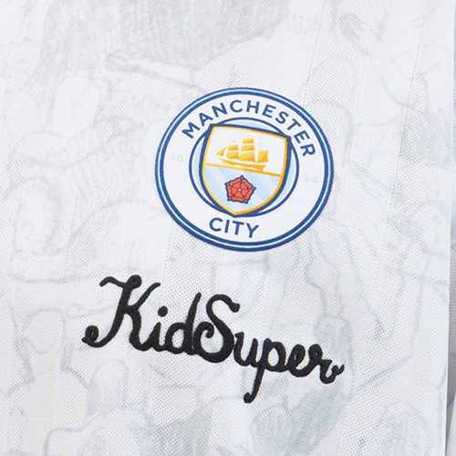 KIDSUPER X マンチェスター・シティ 長袖レトロシャツ／サッカー