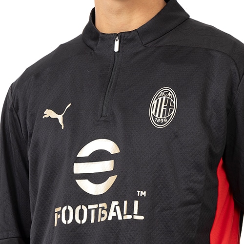 24-25 ACミラン トレーニング1/4ジップトップ／サッカーショップKAMO