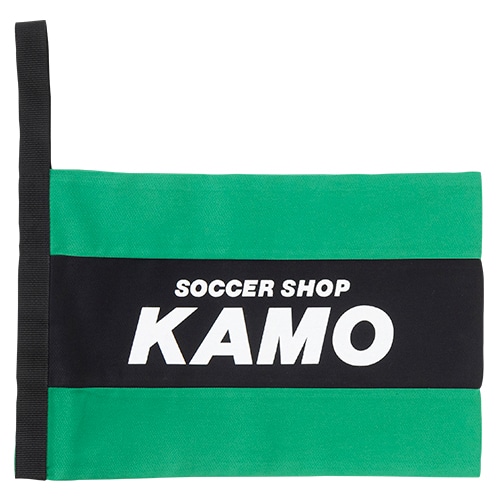 KAMOオリジナル シューズケース 緑×黒×緑×白／サッカーショップKAMO