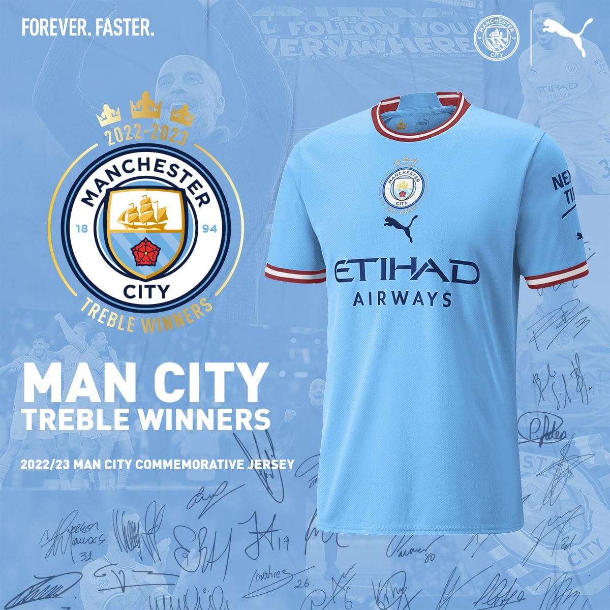 MCFC Treble Winners Memorial Shirt | PUMA(プーマ)｜SOCCER SHOP KAMO