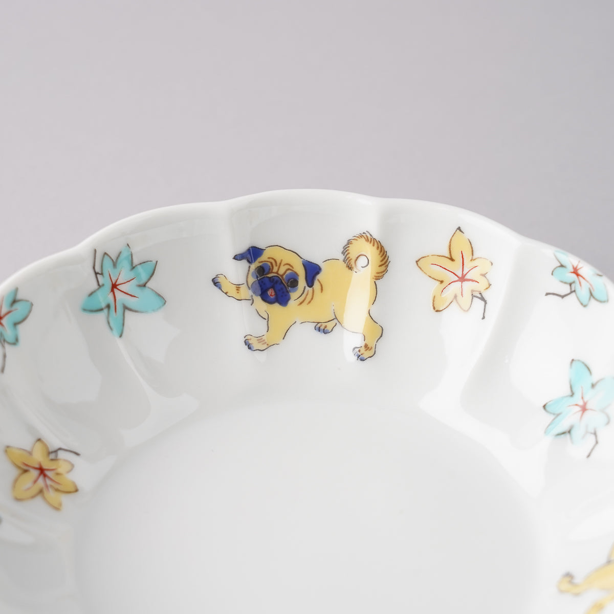 波佐見焼 BARBAR 色絵 菊型鉢(中) 13cm マルヒロの通販｜Studio1156