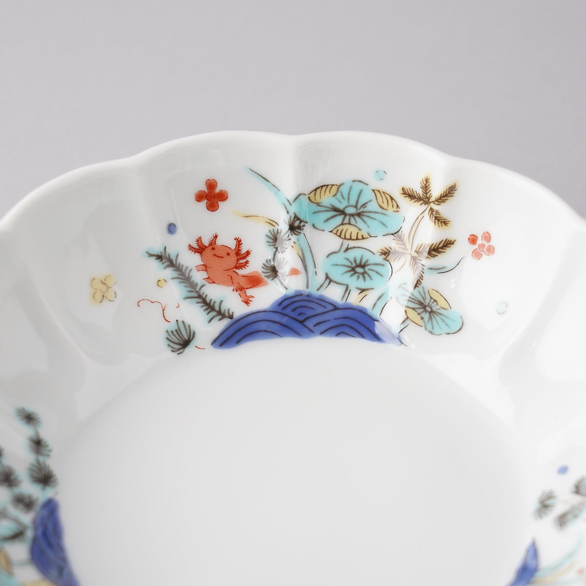 波佐見焼 BARBAR 色絵 菊型鉢(中) 13cm マルヒロの通販｜Studio1156