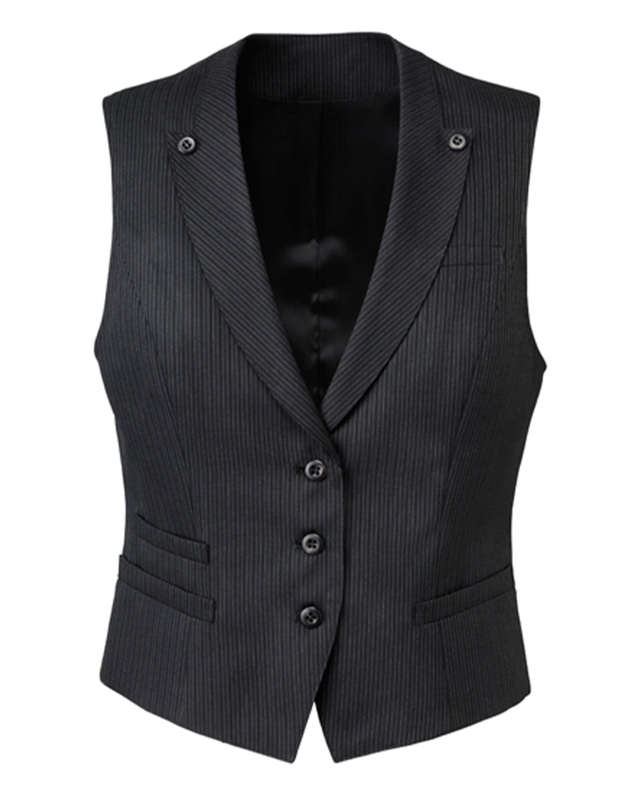 ダークネス・ストライプ】女性用ベスト | ユニフォーム総合メーカーの