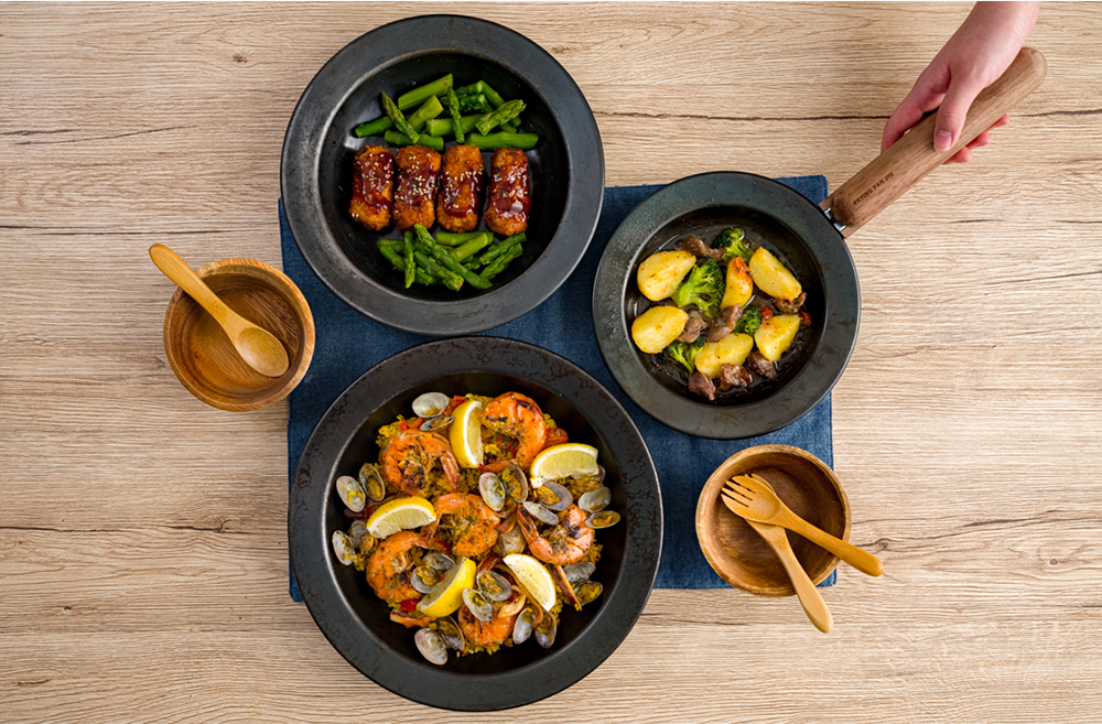 FRYING PAN JIU「フライパン ジュウ」ハンドルセットS・M・L 調理器具