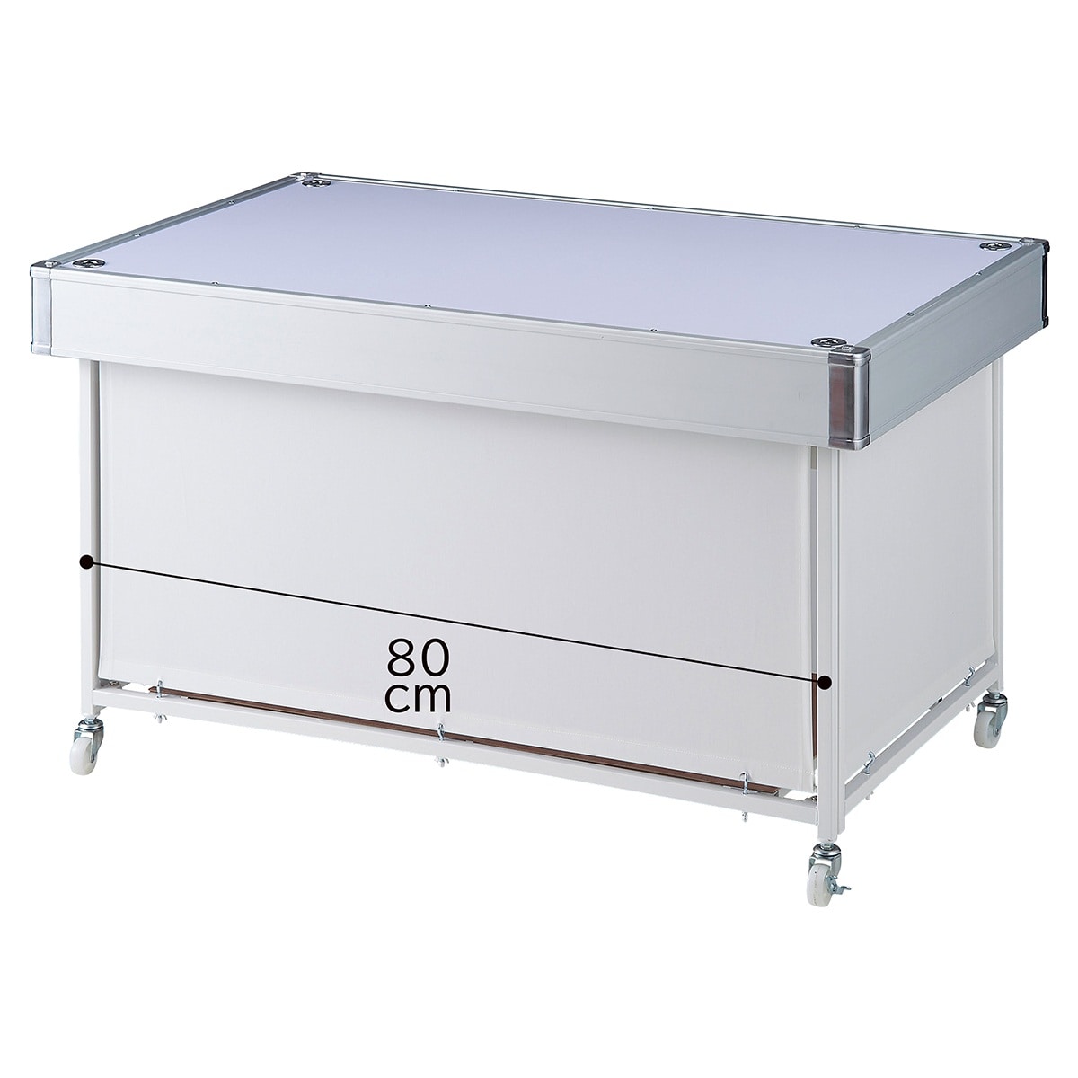 平台ワゴン ホワイト〔ストエキオリジナル〕 幅90cm