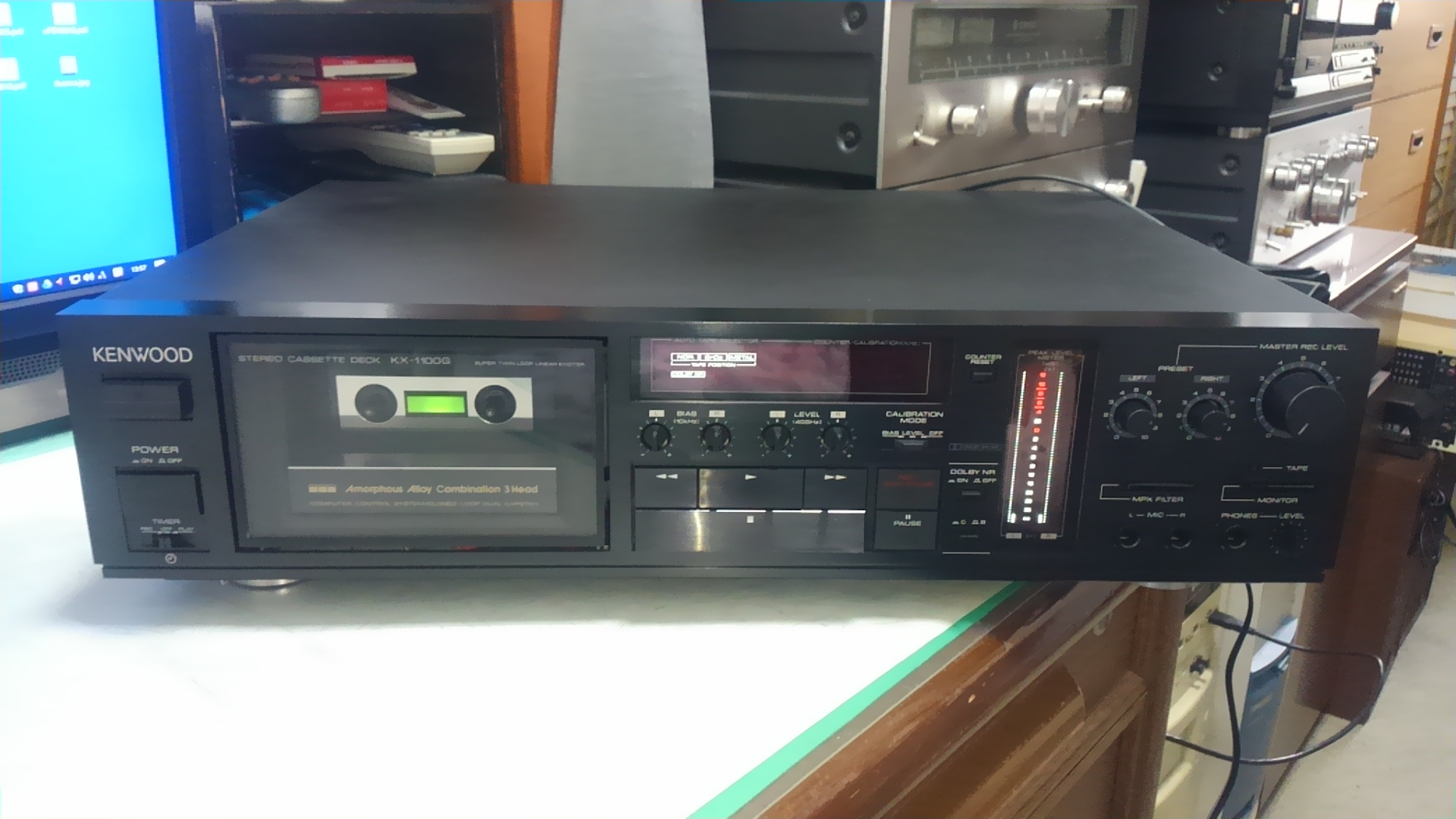 KENWOOD カセットデッキ KX-1100Gの修理