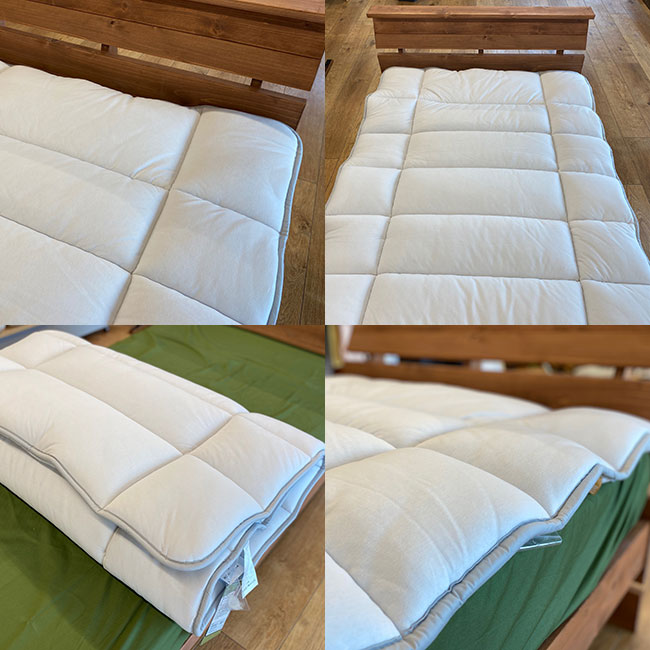 寝具の老舗西川の極厚ウールベッドパッド。FITLABOブランドですので