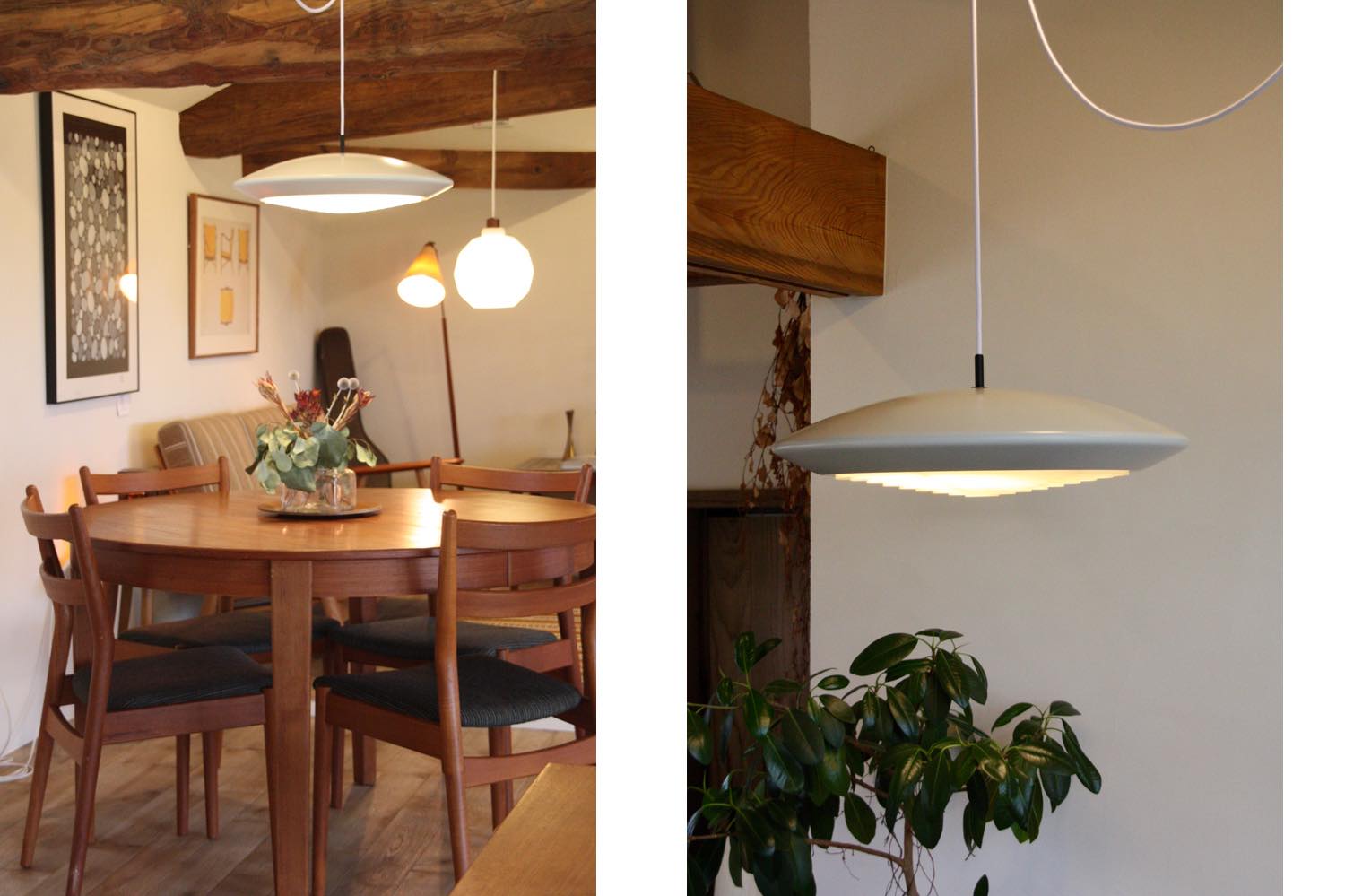 北欧ヴィンテージ照明/デンマーク製/Fog & Morup社/Diskos/ペンダント