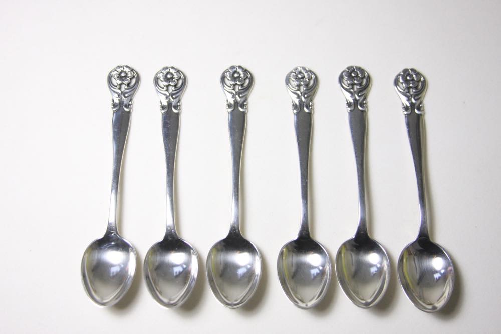 ビンテージ雑貨スウェーデン製 シルバー（純銀）ティースプーン