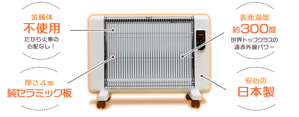 サンラメラ600型-体の芯までポカポカ-サンラメラ専門店