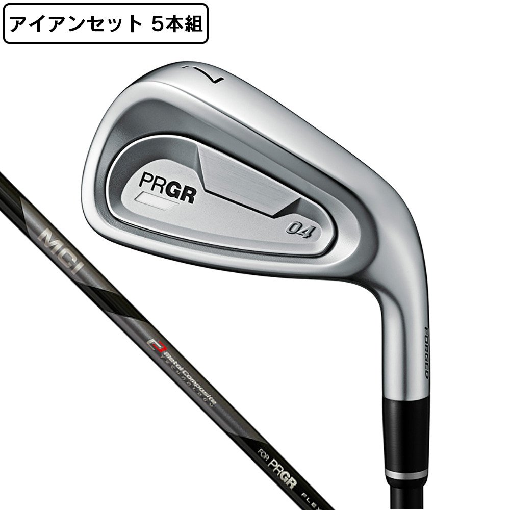 プロギア（PRGR）（メンズ）04 アイアンセット5本(7I～9I、PW、AW)MCI