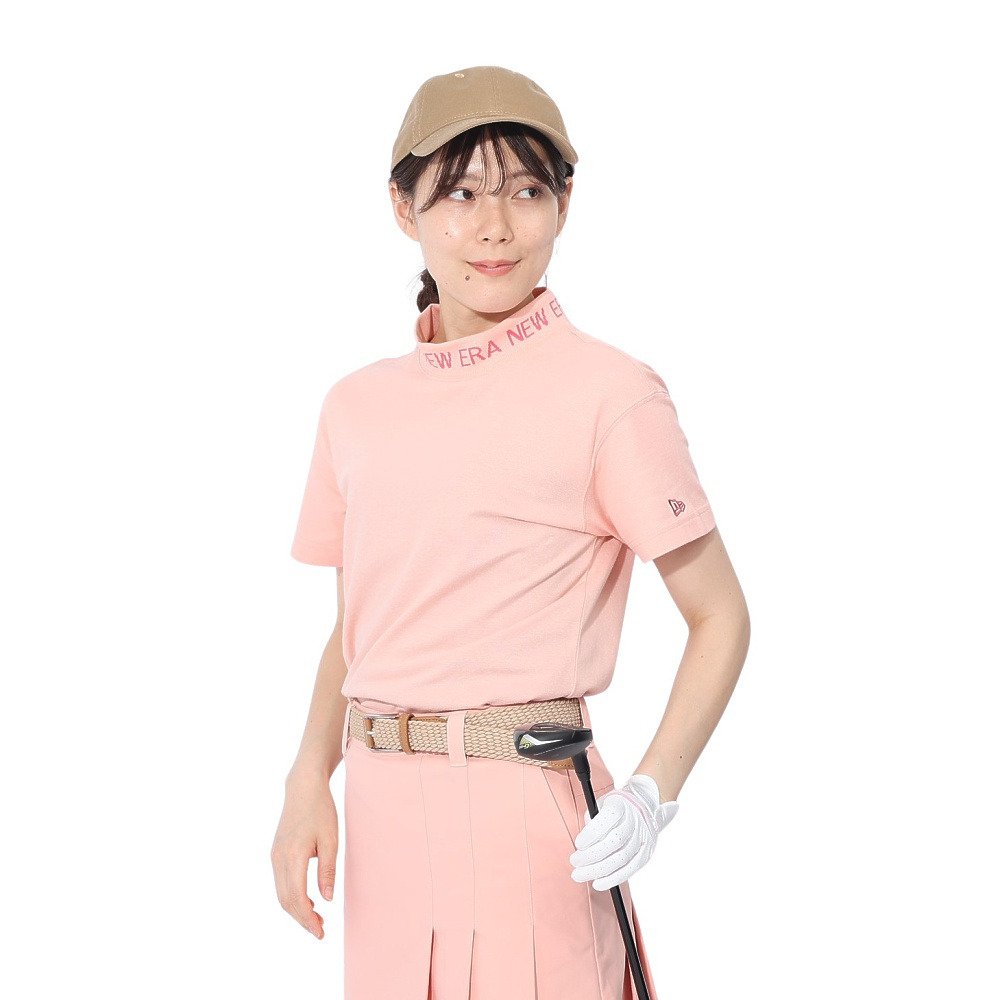 ゴルフウェア ハイネックシャツ ピンク | ゴルフ用品はヴィクトリアゴルフ