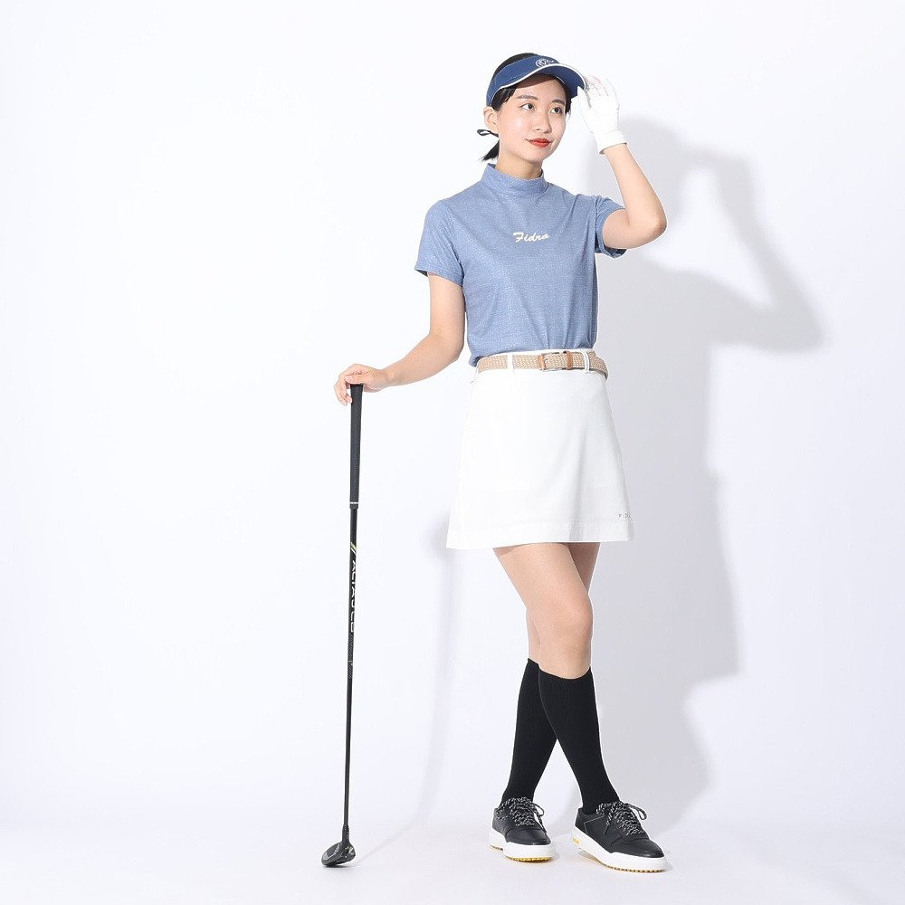 フィドラ（FIDRA）（レディース）ゴルフウェア 半袖 モックネック