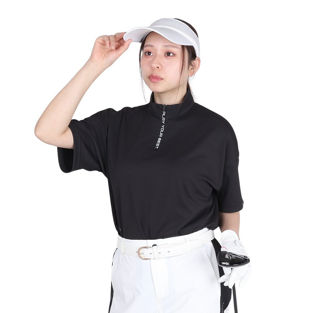 ピン（PING）（レディース）ゴルフウェア 速乾 ダブルメッシュ 半袖