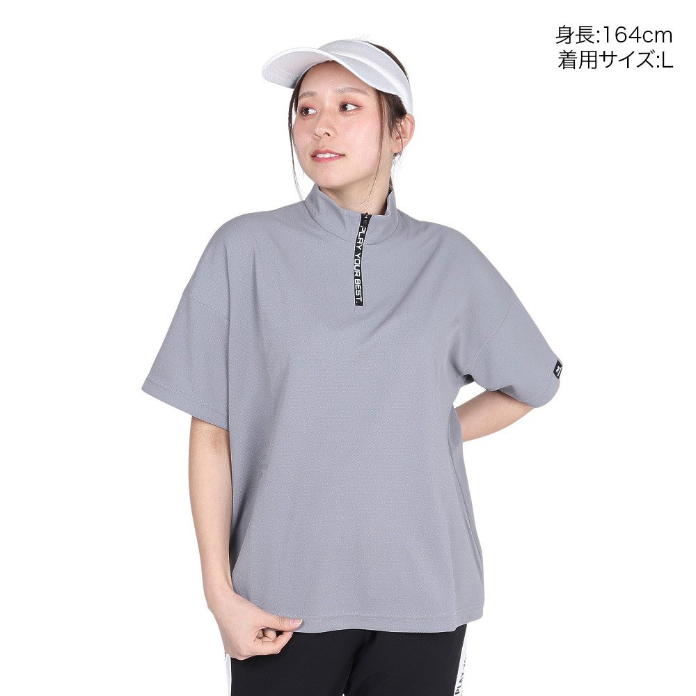 ピン（PING）（レディース）ゴルフウェア 速乾 ダブルメッシュ 半袖