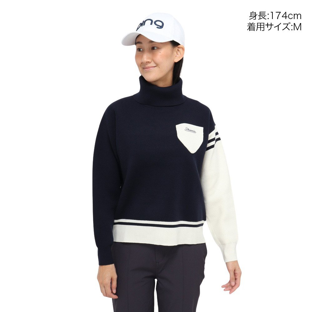 ピン（PING）（レディース）ゴルフウェア 長袖 オフタートル バイ