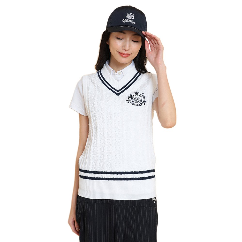 キャロウェイ（CALLAWAY）（レディース）ゴルフウェア Vネック