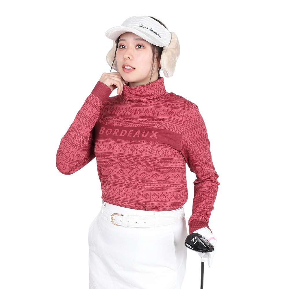 クランク（CLUNK）（レディース）ゴルフウェア 吸湿発熱 長袖 成型