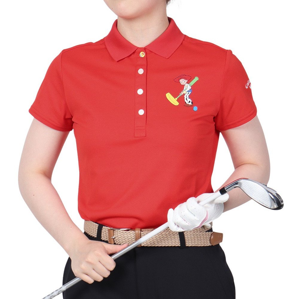 キャロウェイ（CALLAWAY）（レディース）ゴルフウェア 半袖ポロシャツ
