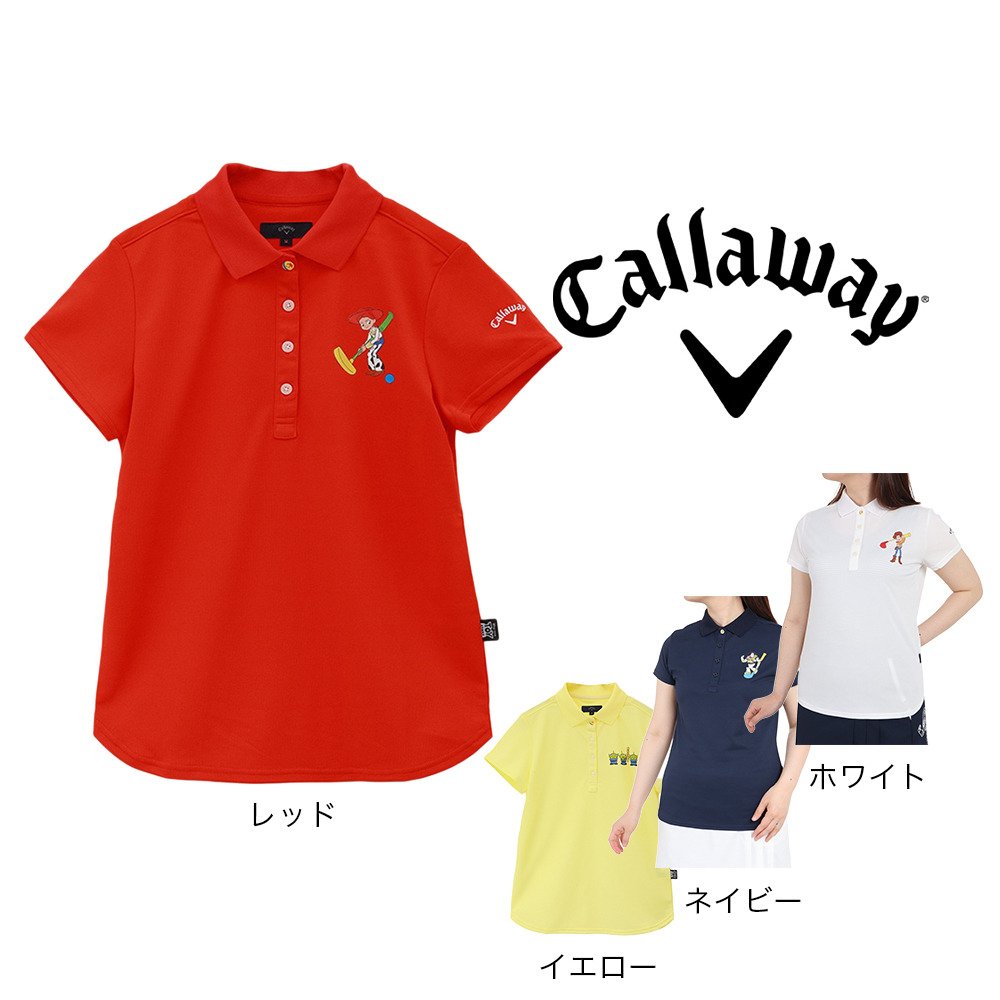 キャロウェイ（CALLAWAY）（レディース）ゴルフウェア 半袖ポロシャツ