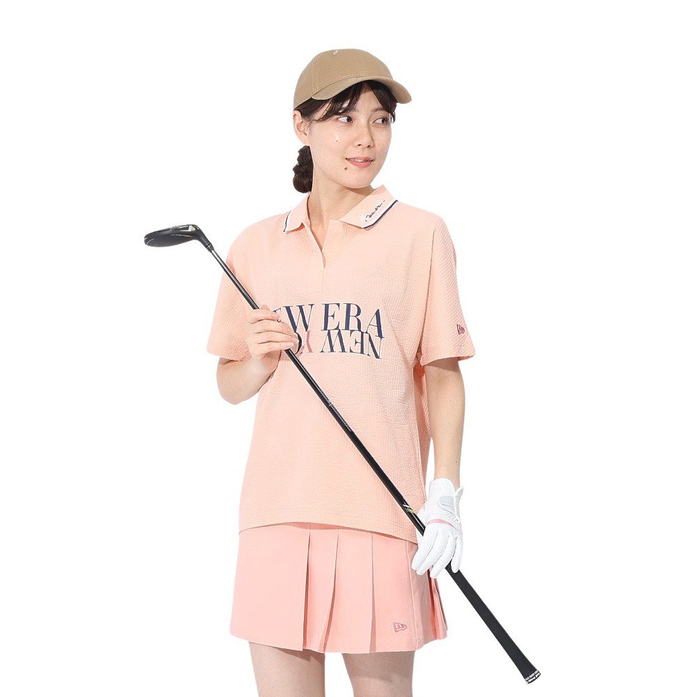 ニューエラ（NEW ERA）（レディース）ゴルフウェア 吸汗速乾 半袖