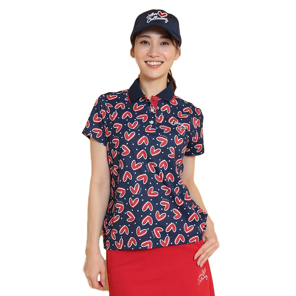 キャロウェイ（CALLAWAY）（レディース）ゴルフウェア 半袖ポロシャツ
