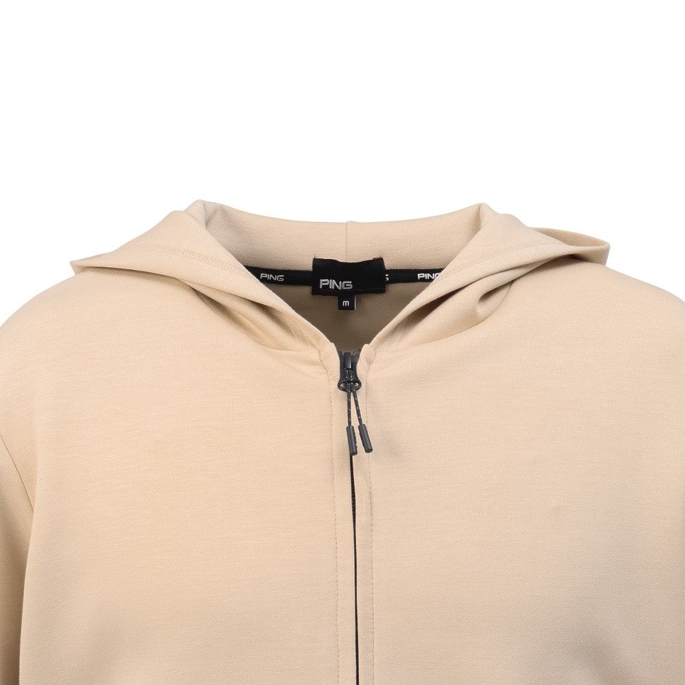 ピン（PING）（メンズ）ゴルフウェア 長袖パーカー ダンボールニット